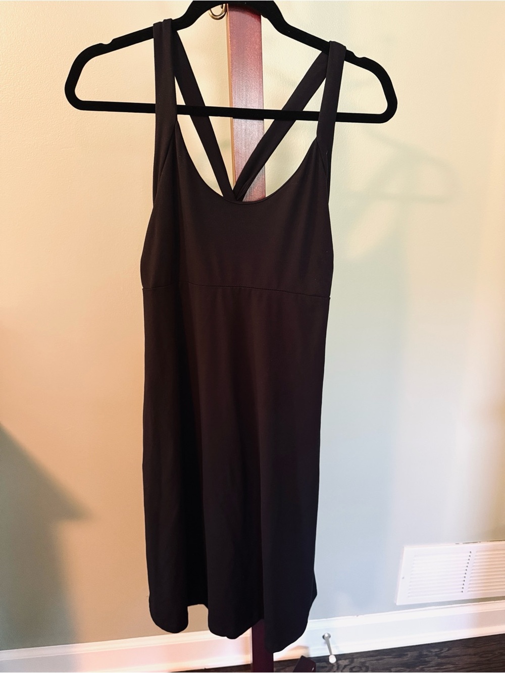 Patagonia Black Activewear Dress with Shelf Bra
